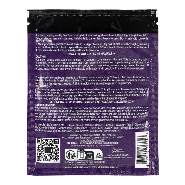 Tinte para el cabello Manic Panic High Voltage Classic Cream Formula (Purple Haze) | Blue Banana