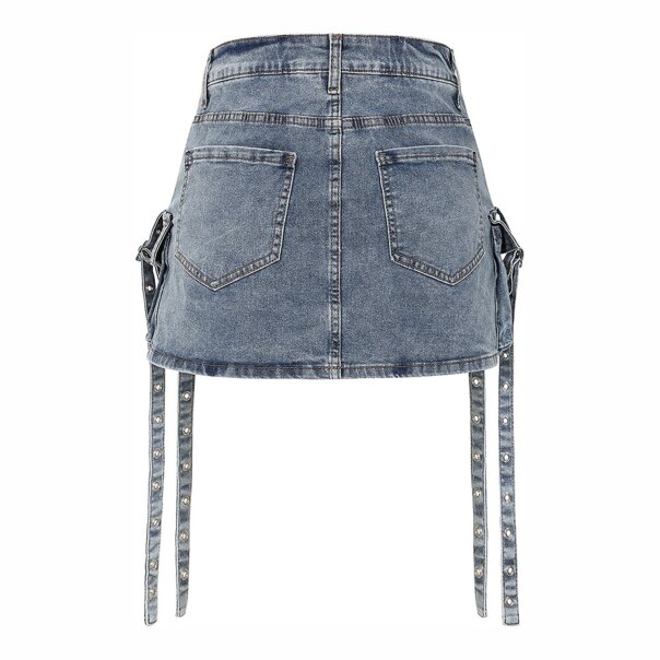 Banned Denim Dita Shorts (Blue) | Alternative Fashion, Goth Clothing