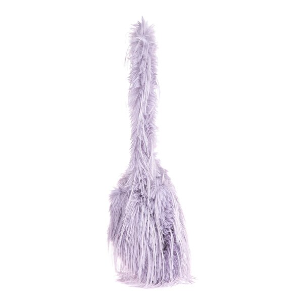 Blue Banana Long Fur Bag (Lilac) | Alternative Accessories