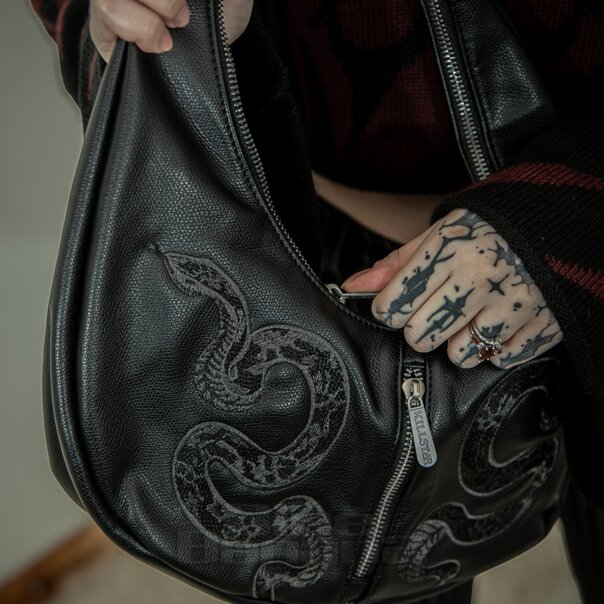 Killstar Silver Bite Handbag (Black) | Killstar Accessories