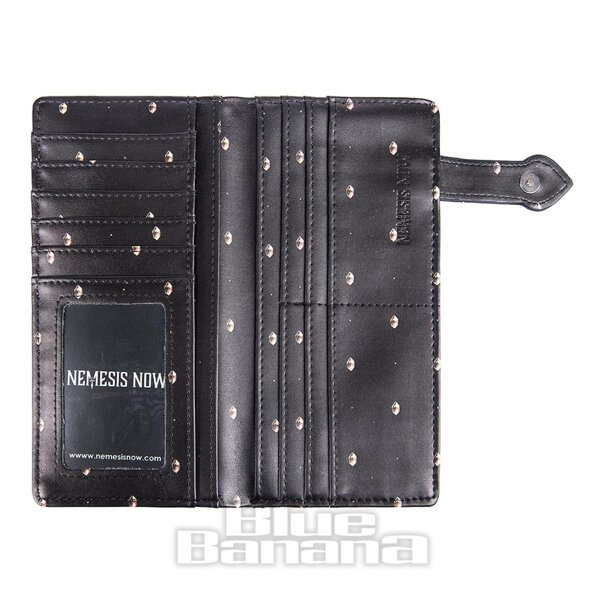 Nemesis Now Book of Spells Witchy Embossed Purse (Black) | Blue Banana