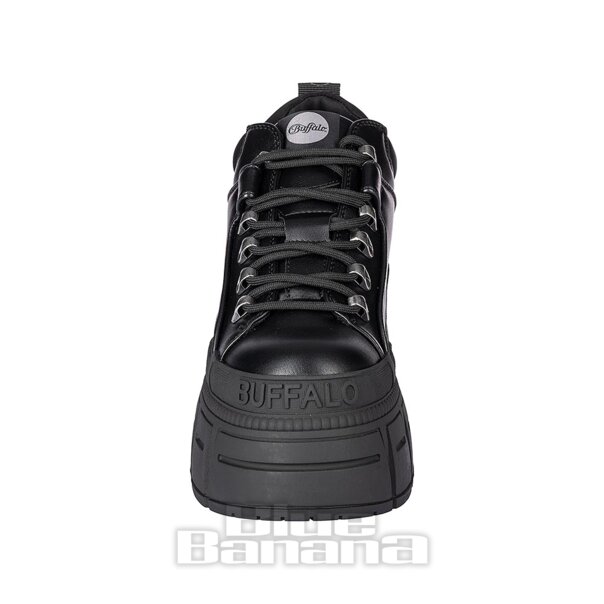 Chaussure végane Buffalo Gospher Hike (noire) | Blue Banana Footwear