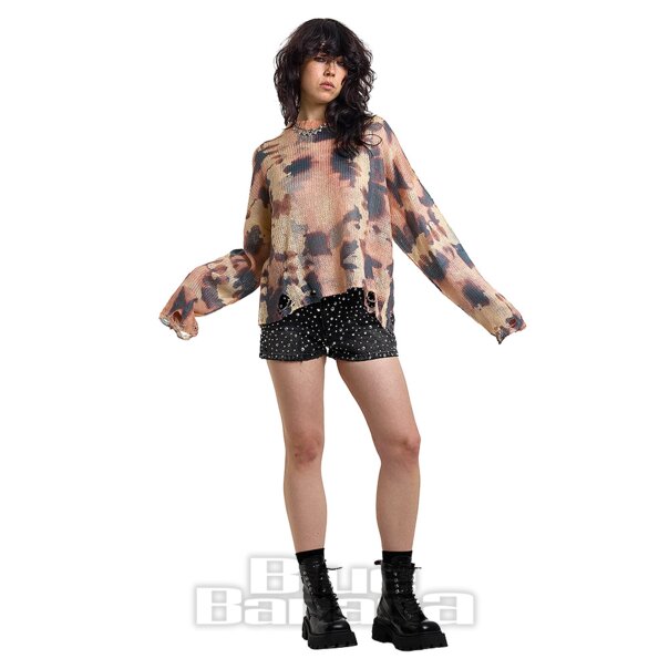 Ragged Priest Knit Tint Top (Pink) | Alternative Clothing