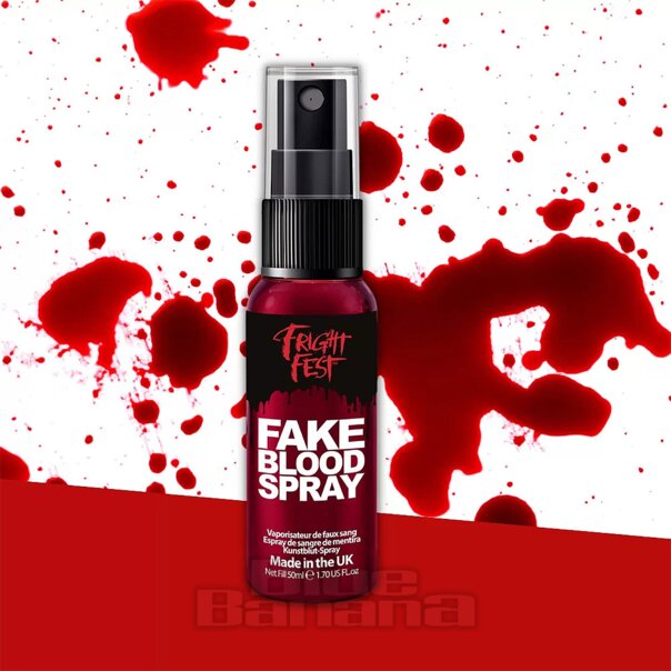 Paintglow Halloween SFX Fake Blood Spray (50ml) | Paintglow Blue Banana Makeup
