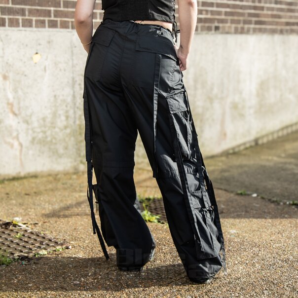 Hell Bunny Pantalón Octopus Negro | Pantalones Alternativos