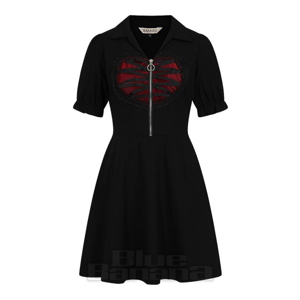 Banned Elysia Kleid (Schwarz) | Blue Banana