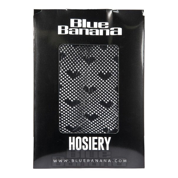 Blue Banana Strumpfhose mit kleinen Herzen (Schwarz) | Blue Banana