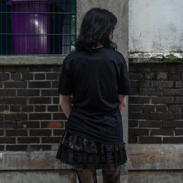 Offizielles Slayer Demonic Admat T-Shirt (Schwarz) | Blue Banana Band Merchandise