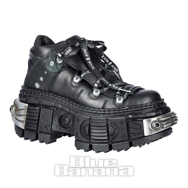 New Rock Laces C4 Shoe M-106 (Noir) | Blue Banana