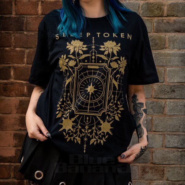 Sleep Token Karamell T-Shirt (Schwarz) | Blue Banana