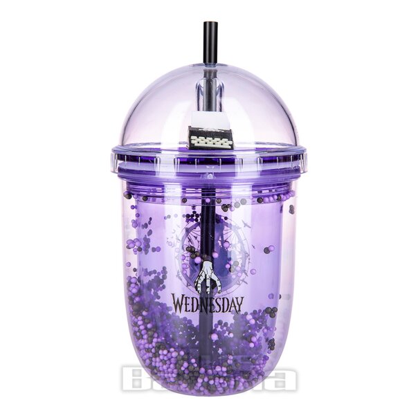 Offizieller Wednesday-Boba-Becher (Lila) | Blaue Banane