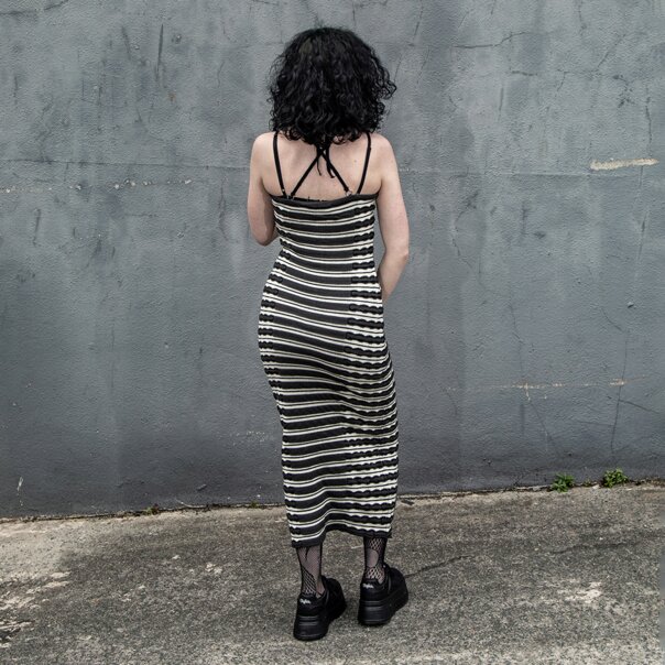 Ragged Priest Fever Dress (Charcoal) | Alternative Clothing
