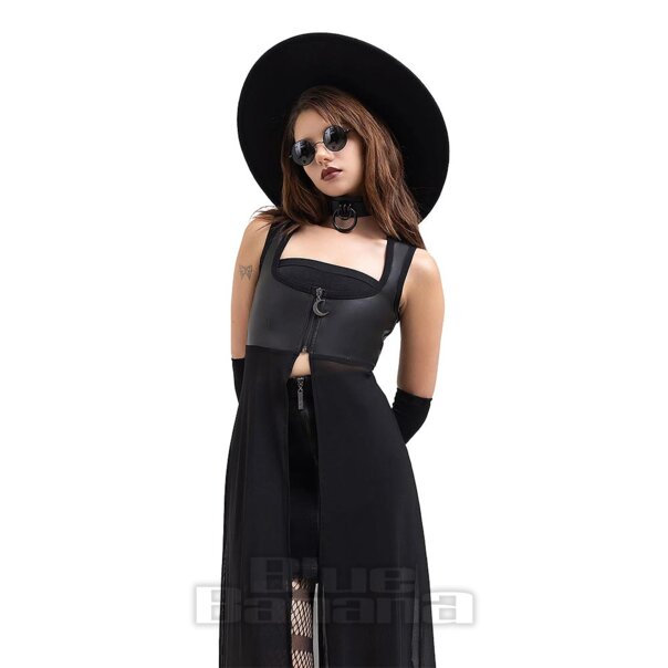 Killstar Acendance Duster Top (Black) | Killstar Clothing