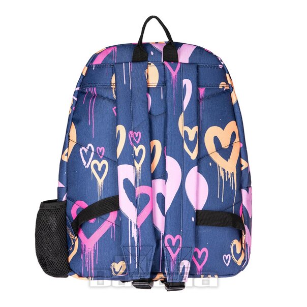 Hype Heart Drips Backpack Navy | School Bag