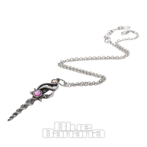 Collar de varita de Lunacornio de Alchemy Gothic (plata) | Accesorios Blue Banana