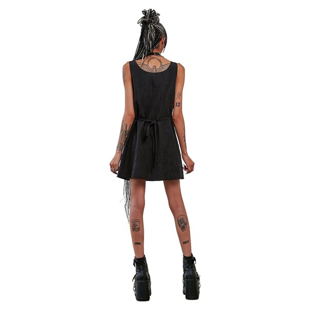 Banned No Rules Buckle Dress (Black) | Alternative Fashion, Goth Clothing