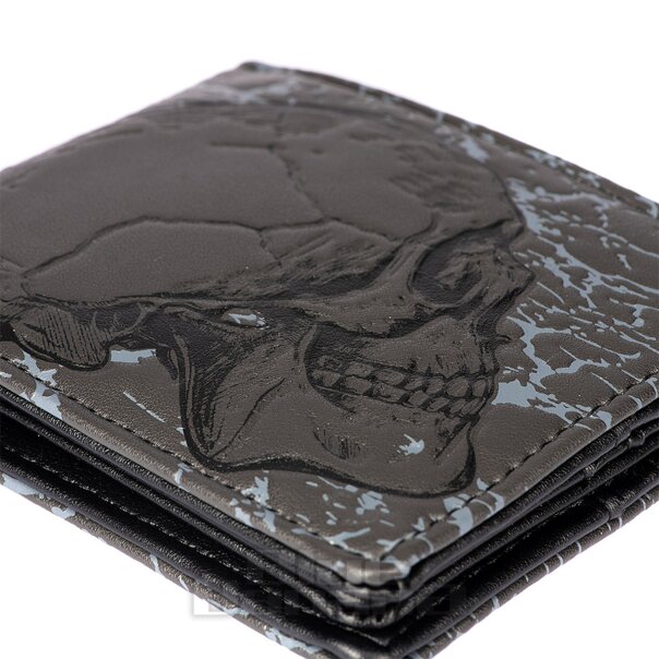 Nemesis Now Memento Mori Geldbörse (Schwarz) | Blue Banana