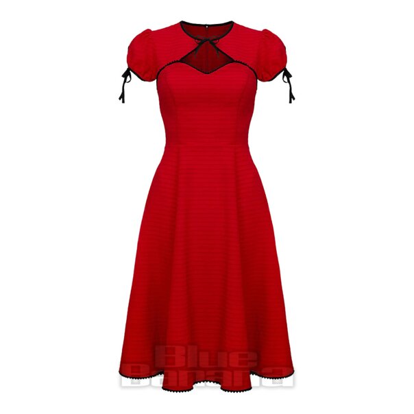 Hell Bunny Casey Dress (Red) | Alternative Dress, Gothic Clothing