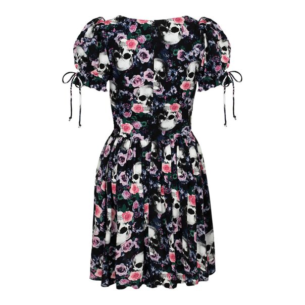 Hell Bunny Dorian Mini Dress (Black) | Alternative Dress, Gothic Clothing