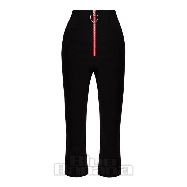 Hell Bunny Lucie Capris (Black) | Alternative Bottoms, Gothic Trousers