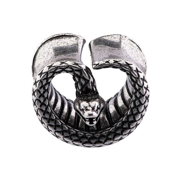 Blue Banana Surgical Steel Snake Saddle Hanger (Silver) | Body Piercing Jewellery