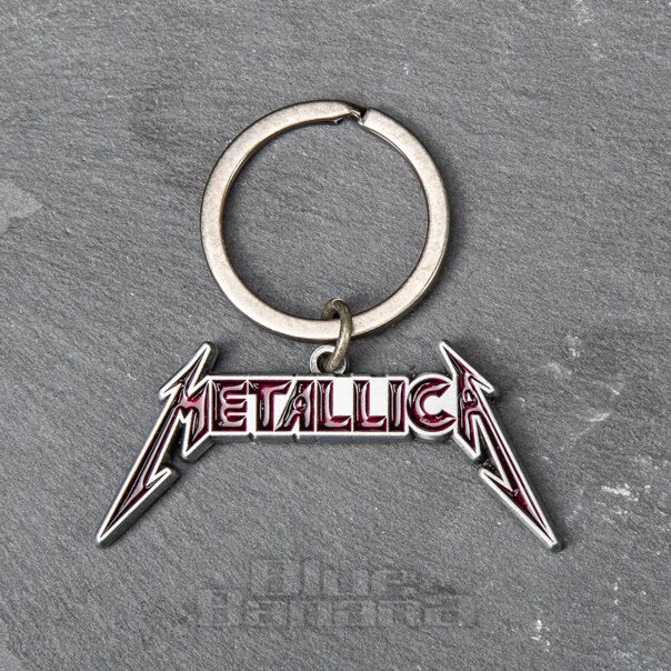 Porte-clés officiel Metallica (rouge) | Produits dérivés du groupe