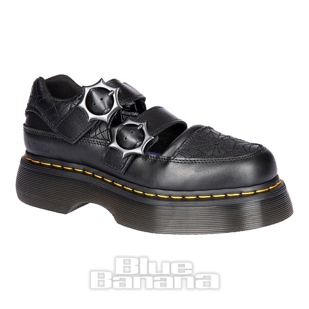 Dr Martens Buzz Mary Jane Wednesday Shoes (Black) | Blue Banana