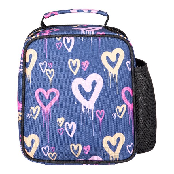 Hype Heart Drips Lunchbox Navy | School Bag