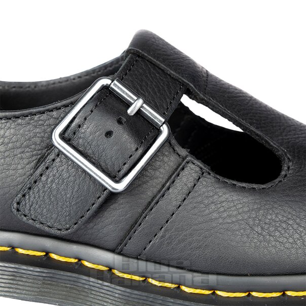 Dr Martens Polley Smooth Leather Mary Jane (Black) | Blue Banana Shoes