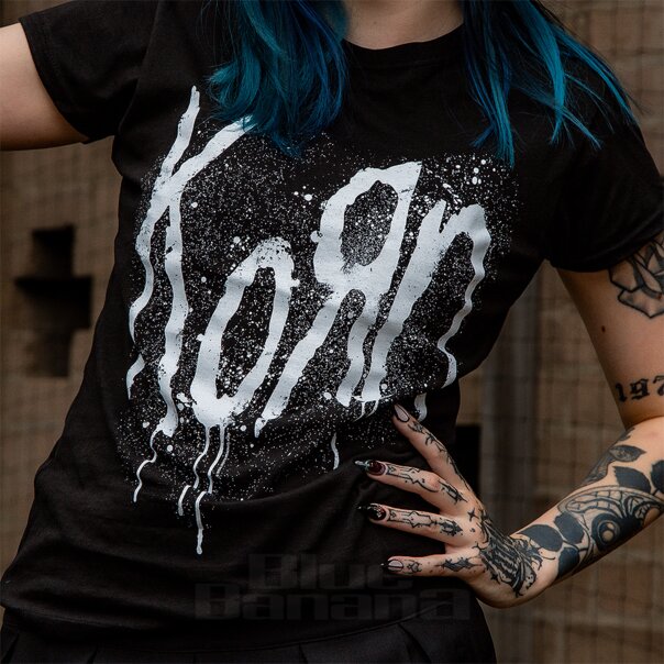 Korn Still A Freak Ladies T Shirt (Black) | Blue Banana
