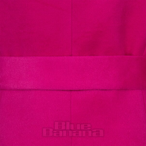 Bleeding Heart Pink Fur Collar Coat | Vintage Fashion