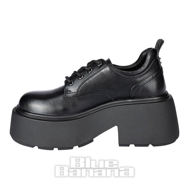 Chaussure végane Buffalo Vicious (noire) | Blue Banana Footwear