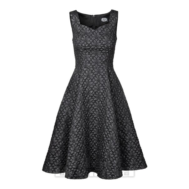 H&R London Dahlia Dress (Black) | Blue Banana