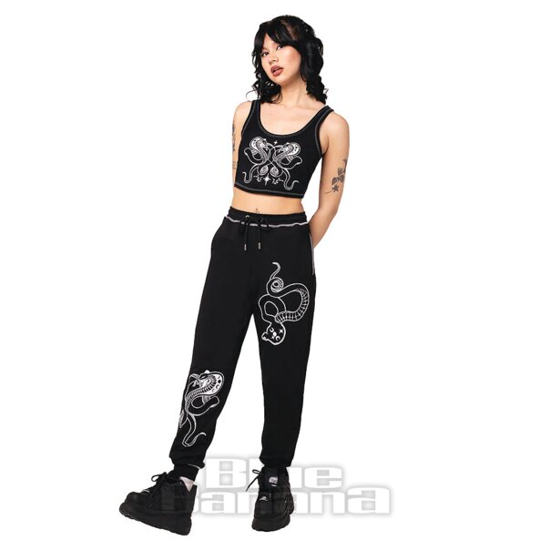 Hell Bunny Venom Joggers (Black) | Blue Banana
