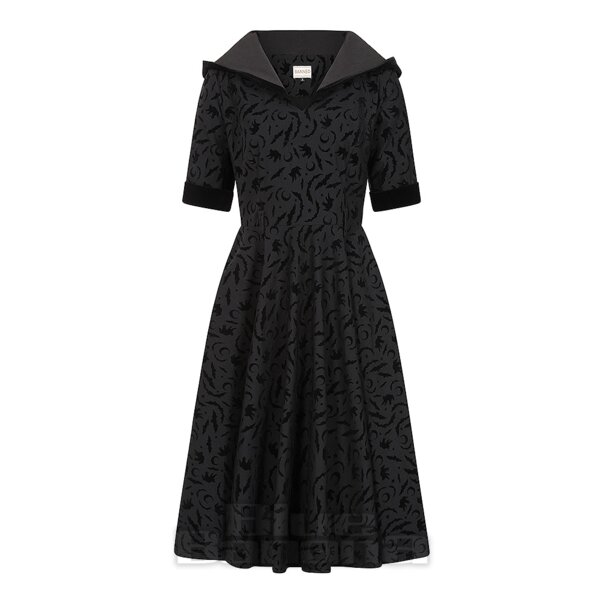 Banned Halloween Night Tara Midi Dress (Black) | Blue Banana