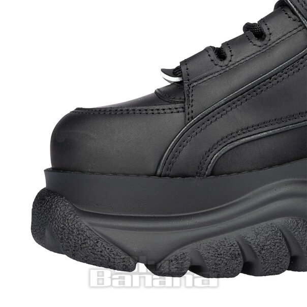 Buffalo Classic Trainer (Black) | Alternative Platform Shoes