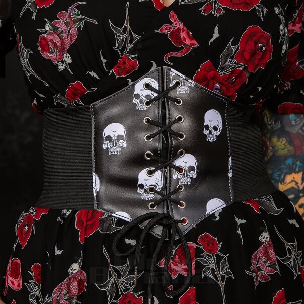 Hell Bunny Blooming Elle Dress (Black) | Blue Banana