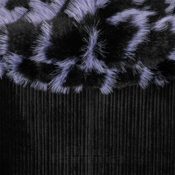 Jawbreaker Purple Faux Fur Corduroy Jacket | Winter Coat