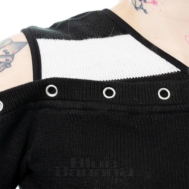 Heartless Vonda Top (Schwarz/Weiß) | Blue Banana