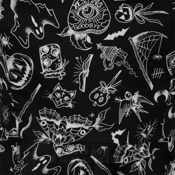 Hell Bunny Mischief Midi Dress (Black) | Blue Banana