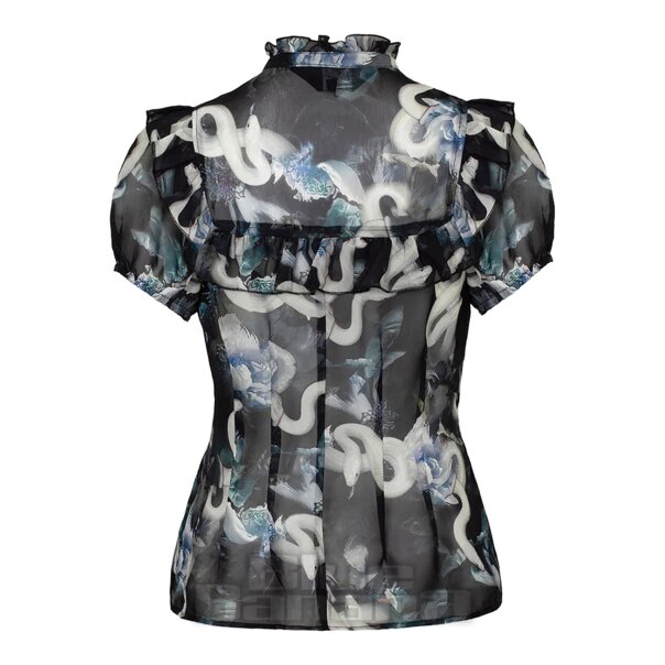 Hell Bunny Serpent Blouse (Multicolour) | Alternative Blouses