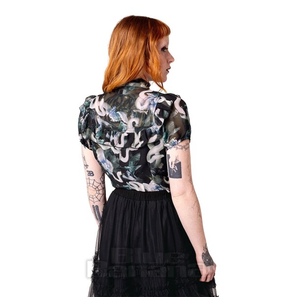 Hell Bunny Serpent Blouse (Multicolour) | Alternative Blouses