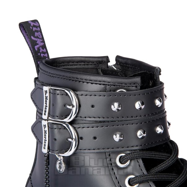 Dr Martens 1460 Wednesday Boots (Black Velvet) | Blue Banana