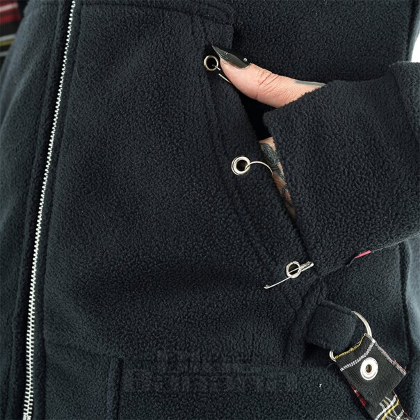 Bye Bye Kitty Dreieinigkeit Kapuzenpullover (Schwarz) | Blue Banana