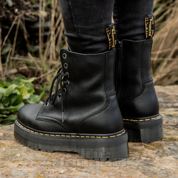 Dr Martens Black Pisa Jadon III Boots | Blue Banana UK