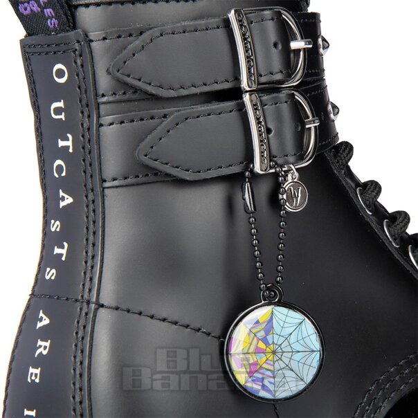 Dr Martens 1460 Wednesday Boots (Black Velvet) | Blue Banana
