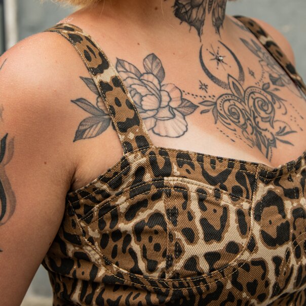 Banned Wild Instincts Top (Leopard Print) | Alternative Fashion, Goth Clothing