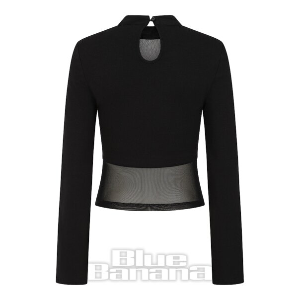 Banned Cordelia Gothic Top (Black) | Gothic Clothing