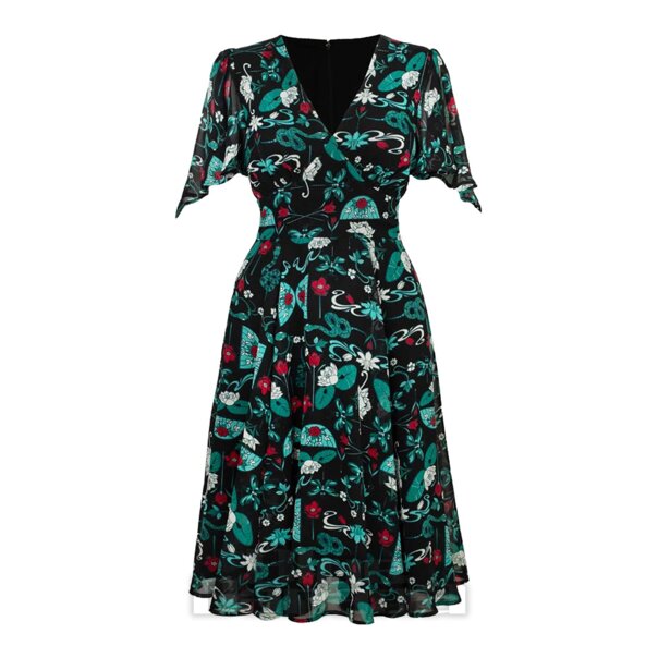 Hell Bunny Medea Dress (Black) | Blue Banana