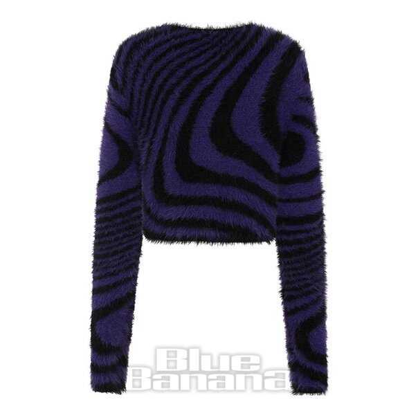 Banned Daphne Pullover (Schwarz/Lila) | Blue Banana